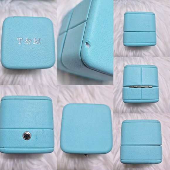 10 x Tiffany & Co. Blue Velvet Empty Ring Box Set SINGLE SLOT Read Description - Picture 8 of 13